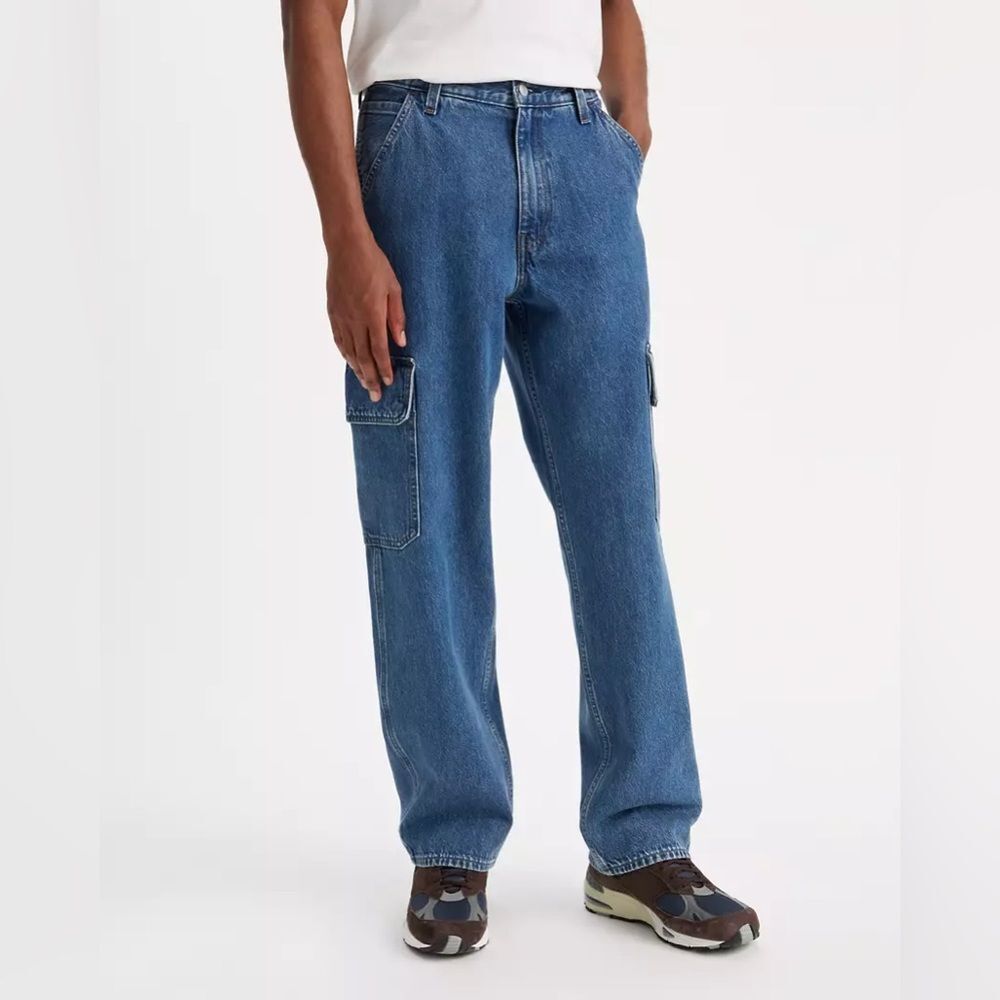Levi's Premium 568 Loose Straight Cargo Men's Non-Stretch Jeans  |  Size: 29